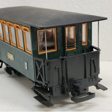 LGB 3040 scala G Carrozza Passeggeri 2° classe TRENINO ELETTRICO Vintage BOX