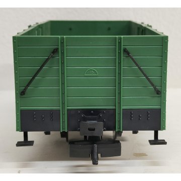 LGB 4021 scala G Carro Merci Verde TRENINO ELETTRICO Vintage BOX Porte Apribili