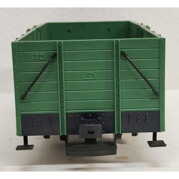 LGB 4021 scala G Carro Merci Verde TRENINO ELETTRICO Vintage BOX Porte Apribili