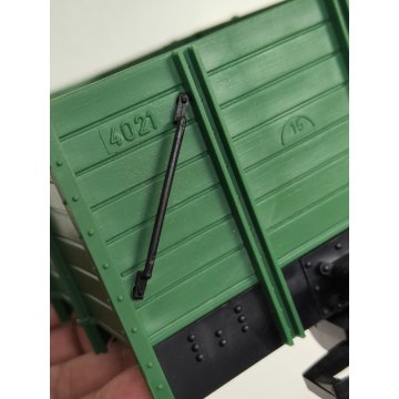 LGB 4021 scala G Carro Merci Verde TRENINO ELETTRICO Vintage BOX Porte Apribili