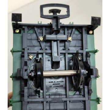 LGB 4021 scala G Carro Merci Verde TRENINO ELETTRICO Vintage BOX Porte Apribili