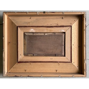 ANTICO QUADRO DIPINTO OLIO Attilio Pratella PAESAGGIO COLLINARE ALBERI '800/'900