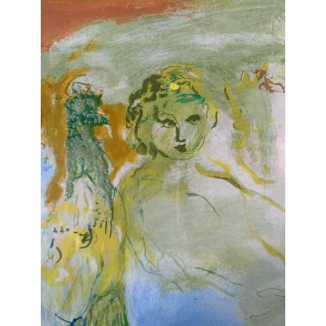 QUADRO MULTIPLO SU LASTRA ARGENTO Ernesto Treccani "Speranza" Figura '50