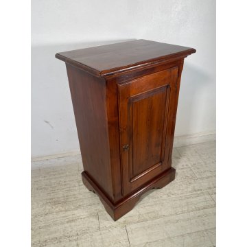 ANTICA PICCOLA CREDENZA 1 ANTA LEGNO ABETE 2 RIPIANI EPOCA '900 MOBILE STIPO OLD