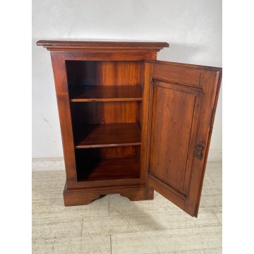 ANTICA PICCOLA CREDENZA 1 ANTA LEGNO ABETE 2 RIPIANI EPOCA '900 MOBILE STIPO OLD