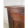 ANTICA PICCOLA CREDENZA 2 ANTE LEGNO ABETE RIPIANO EPOCA '900 MOBILE 1 CASSETTO