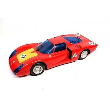MACCHININA ALFAROMEO 33 MODELLINO RADIO TRANSISTOR N° 33 1968 scala 1/12 VINTAGE