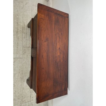ANTICA PICCOLA CASSAPANCA legno 104 cm epoca 1900 OLD WOOD CHEST FORZIERE ABETE