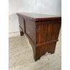 ANTICA PICCOLA CASSAPANCA legno 104 cm epoca 1900 OLD WOOD CHEST FORZIERE ABETE