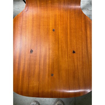 SET 6 SEDIE VINTAGE LULLI CARLO RATTI ANNI 50 LEGNO CURVATO SEDIA DA PRANZO