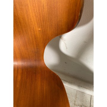 SET 6 SEDIE VINTAGE LULLI CARLO RATTI ANNI 50 LEGNO CURVATO SEDIA DA PRANZO