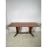TAVOLO DA PRANZO RETTANGOLARE CARLO RATTI ANNI 50 LEGNO METALLO VINTAGE DESIGN