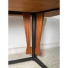 TAVOLO DA PRANZO RETTANGOLARE CARLO RATTI ANNI 50 LEGNO METALLO VINTAGE DESIGN