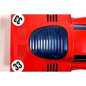 MACCHININA ALFAROMEO 33 MODELLINO RADIO TRANSISTOR N° 33 1968 scala 1/12 VINTAGE