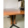 TAVOLO DA PRANZO RETTANGOLARE CARLO RATTI ANNI 50 LEGNO METALLO VINTAGE DESIGN