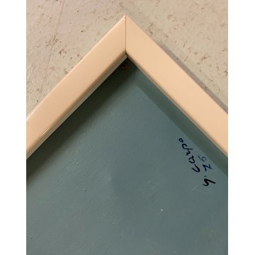 QUADRO DIPINTO ASTRATTO  G. Carpo "Trasformazione-La macchina" ARTE MODERNA '75