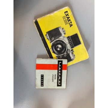 FOTOCAMERA REFLEX EXAKTA VX1000 LENS AUS Jena  T1:2,8 f 50 CUSTODIA VINTAGE '60