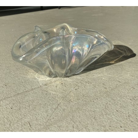 BOWL VETRO MURANO IRIDESCENTE SVUOTA TASCHE ERCOLE BAROVIER POSACENERE '50
