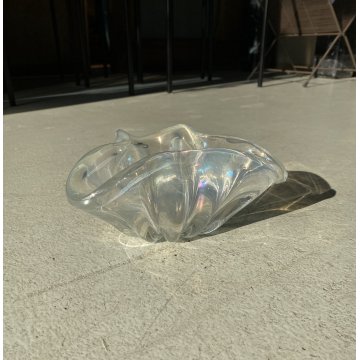 BOWL VETRO MURANO IRIDESCENTE SVUOTA TASCHE ERCOLE BAROVIER POSACENERE '50