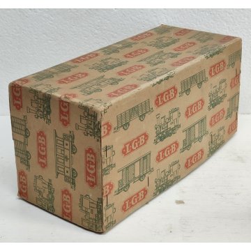 LGB 3000 scala G Carrozza Passeggeri 3° classe TRENINO ELETTRICO Vintage BOX