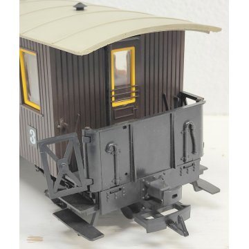 LGB 3000 scala G Carrozza Passeggeri 3° classe TRENINO ELETTRICO Vintage BOX