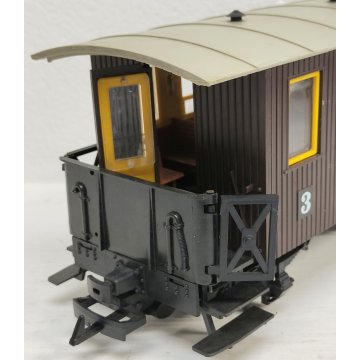 LGB 3000 scala G Carrozza Passeggeri 3° classe TRENINO ELETTRICO Vintage BOX