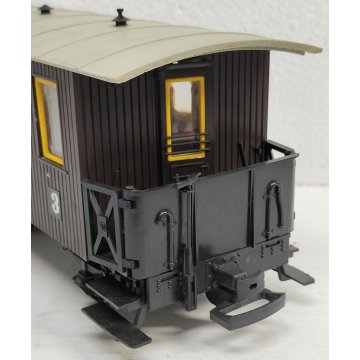 LGB 3000 scala G Carrozza Passeggeri 3° classe TRENINO ELETTRICO Vintage BOX