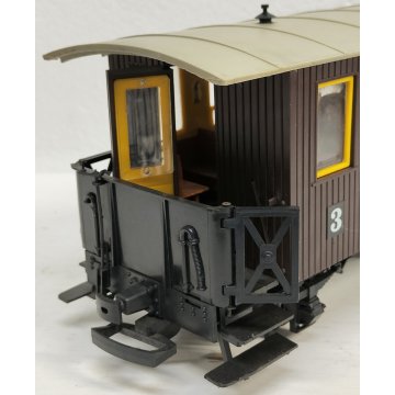 LGB 3000 scala G Carrozza Passeggeri 3° classe TRENINO ELETTRICO Vintage BOX