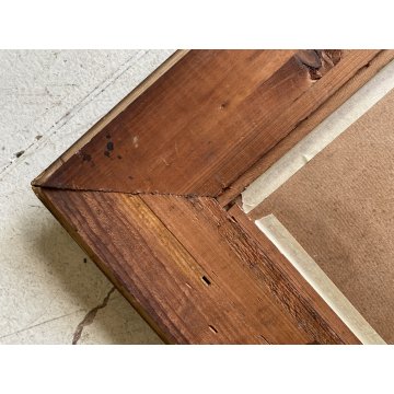 ANTICO QUADRO DIPINTO OLIO TAVOLA PAESAGGIO BOSCHIVO SELVA ALBERI '800/'900