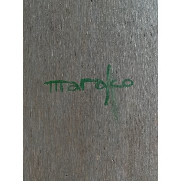 QUADRO DIPINTO OLIO TAVOLA Marasco COMPOSIZIONE ASTRATTA FUTURISMO PRIMO '900