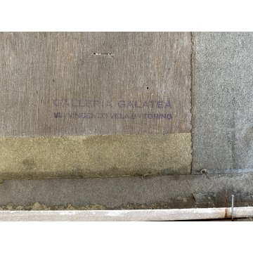 QUADRO DIPINTO OLIO TAVOLA Marasco COMPOSIZIONE ASTRATTA FUTURISMO PRIMO '900
