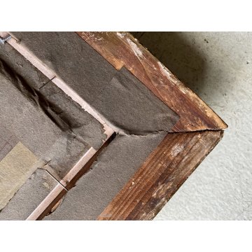 QUADRO DIPINTO OLIO TAVOLA Marasco COMPOSIZIONE ASTRATTA FUTURISMO PRIMO '900