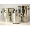 SET 3 CESTELLO GHIACCIO SECCHIELLO CHAMPAGNE ICE BUCKET  Ettore Sottsass Alessi 