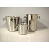 SET 3 CESTELLO GHIACCIO SECCHIELLO CHAMPAGNE ICE BUCKET  Ettore Sottsass Alessi 