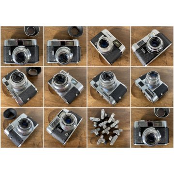 LOTTO 10 FOTOCAMERA ANALOGICA  Voigtländer "VITO" USATE VINTAGE NON TESTATE '50