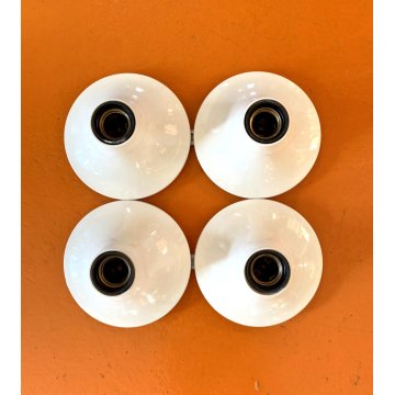 LAMPADA PARETE APPLIQUE TETI DESIGN Vico Magistretti ARTEMIDE BIANCA 4 LUCI '60s