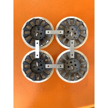 LAMPADA PARETE APPLIQUE TETI DESIGN Vico Magistretti ARTEMIDE BIANCA 4 LUCI '60s