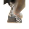 SCULTURA STATUA BRONZO NUDO FEMMINILE FIGURA GIOVANE DONNA 13,5cm/h PRIMO '900