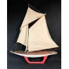 ANTICA BARCA RIPRODUZIONE CUTTER BONA FIDE 1899 NAVE MODELLINO A VELA REGATA