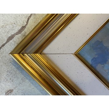 QUADRO DIPINTO OLIO O. Jong FARAGLIONI Capri PAESAGGIO MARINO BARCHE a VELA '900