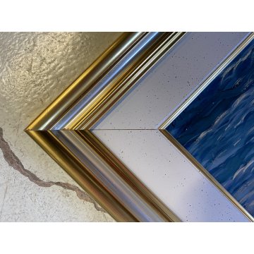 QUADRO DIPINTO OLIO O. Jong FARAGLIONI Capri PAESAGGIO MARINO BARCHE a VELA '900