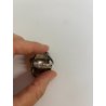 anello CAMMEO conchiglia sardonica argento 925 scolpito a mano a Torre del Greco