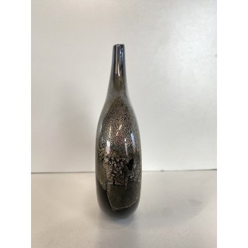 VASO VETRO ARTISTICO Michael Harris ISLE OF WIGTH AZURENE LOLLIPOP VASE '70s