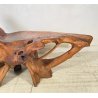 GRANDE CHAISE LONGUE RADICE LEGNO POLTRONA RUSTICA ANNI 60 CEPPO ALBERO 189/300