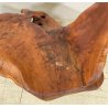 GRANDE CHAISE LONGUE RADICE LEGNO POLTRONA RUSTICA ANNI 60 CEPPO ALBERO 189/300