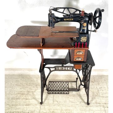 ANTICA MACCHINA DA CUCIRE SINGER CALZOLAIO CUOIO 29k51 EPOCA '900 CUCITO USA