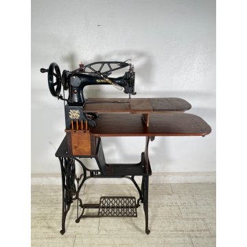 ANTICA MACCHINA DA CUCIRE SINGER CALZOLAIO CUOIO 29k51 EPOCA '900 CUCITO USA