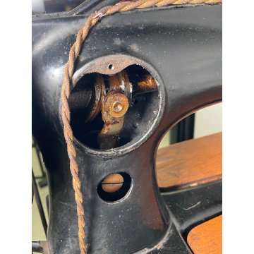 ANTICA MACCHINA DA CUCIRE SINGER CALZOLAIO CUOIO 29k51 EPOCA '900 CUCITO USA