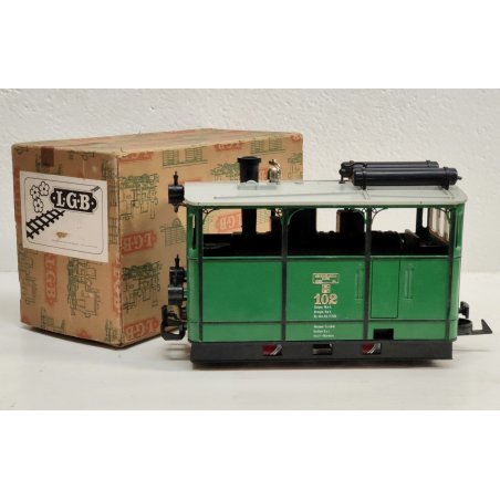 LGB 2050 scala G Locomotiva a Vapore 102 LEHMANN Trenino Elettrico Vintage BOX