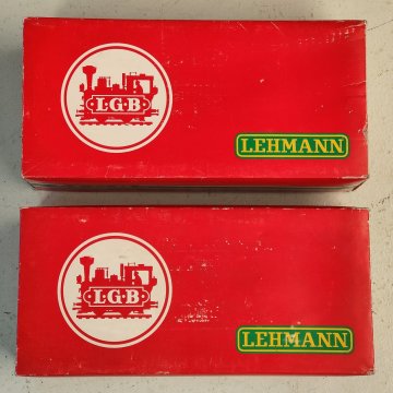 LGB 2035 + 3500 scala G Locomotiva TRAM LEHMANN Trenino Elettrico Vintage BOX